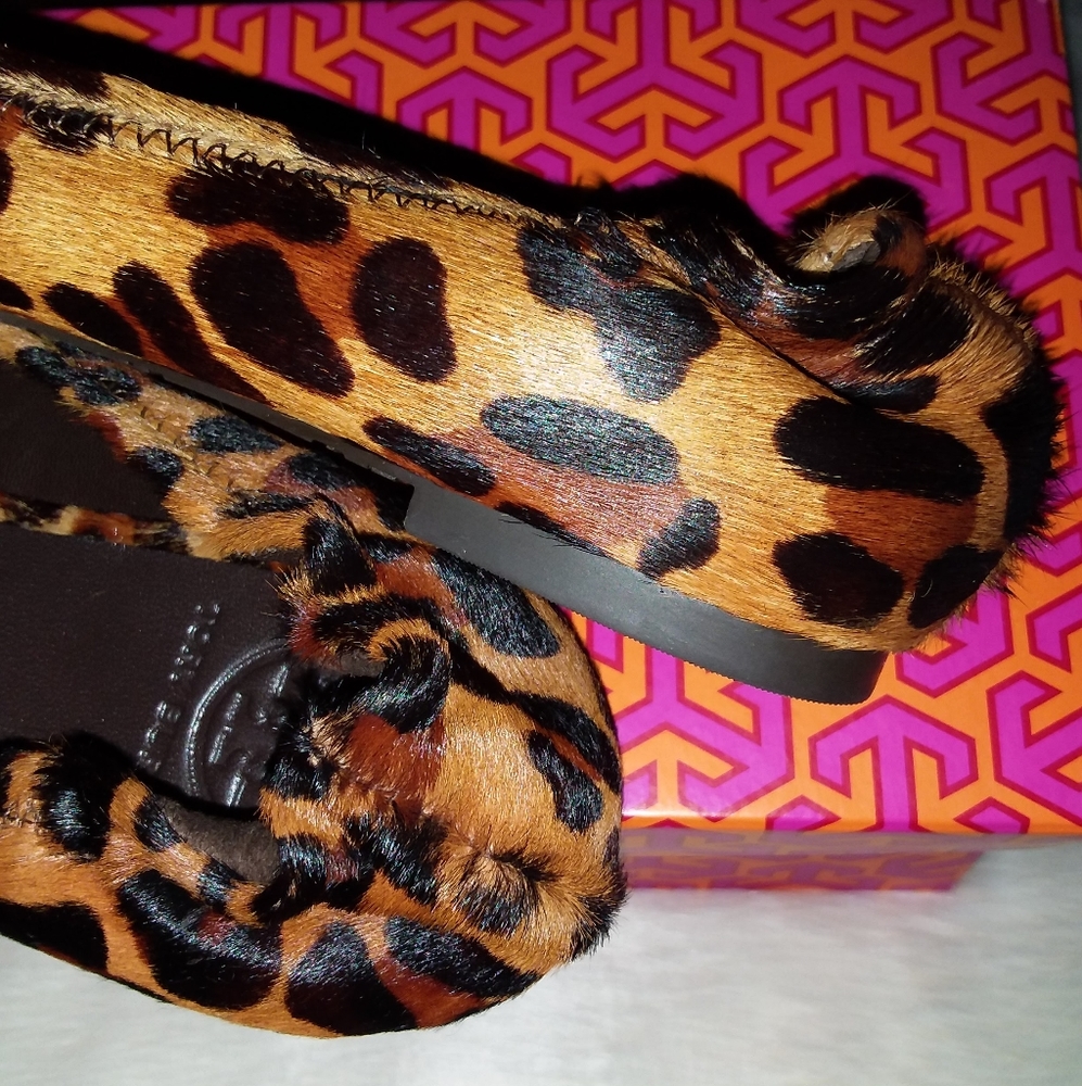 🎉HOST PICK🎉 Tory Burch Reva Leopard Ballet Flat - Picture 4 of 8